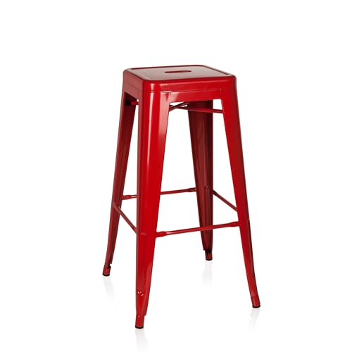 Taburetes de Bar Rojo Marca hjh OFFICE