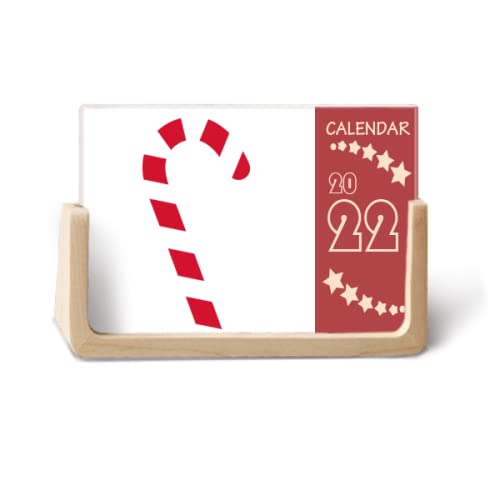 Calendrier de bureau 2022 Mas Crutch rouge : ne ratez plus aucun rendez-vous