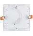Pack 5x Panel LED Cuadrado 18w. Color Blanco Frío (6500K). 1600 lumenes....