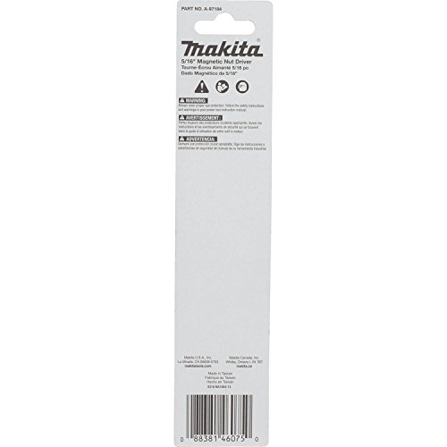 Makita A-97184 Impactx 5/16″ X 6″ Magnetic Nut Driver #TOP4