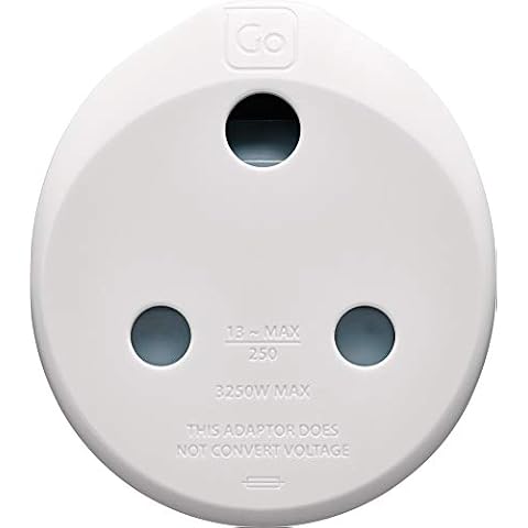 Go Travel South Africa to UK (SA-UK) Compact Earthed Travel Adaptor (Adapter Ref 582) Cover