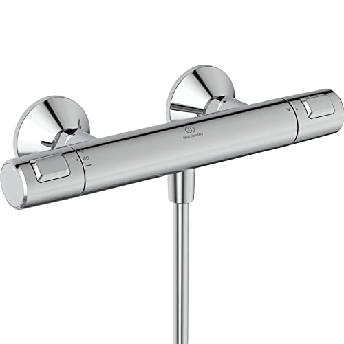 Ensemble de douche Ideal Standard Ceratherm T25 avec mitigeur corps tiède design chrome - 3