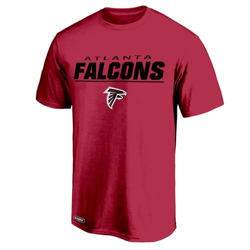 NFL Kids Youth 8-20 - Camiseta de manga corta con el color oficial del equipo de fútbol americano, Atlanta Falcons Rojo, 8