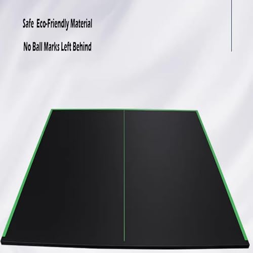 Tavolo da ping pong – Dimensioni da torneo per interni ed esterni, con rete, design pieghevole con ruote per la casa e la scuola ricreativa