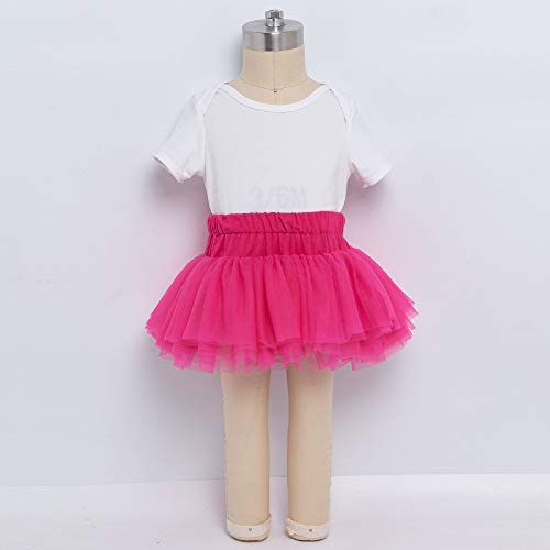 Image of Anbaby Baby Girls Soft Tutu Skirt Toddler Ruffled Pants Diaper Cover