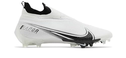 Nike Vapor Edge Elite 360 Flyknit Men's Football Cleat 'White Black' (CV6282-108) - Size 16