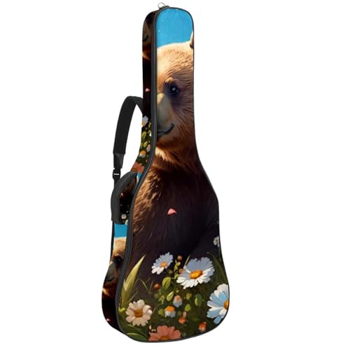 Sac pour guitare étanche pour transporter votre folk au cours de musique avec style