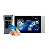 ドアベル AN 2線式ビデオインターホンシステム 7インチ IPS LCDスクリーン RFIDロック解除 1080P ナイトビジョン ホームドアベル Wi-Fi 1080P スマートヴィラ 長距離ワイヤレス