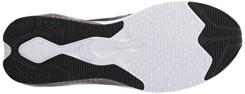 PUMA PUMA Men's Cell Fraction Running Shoe, Black White-Castlerock, 12