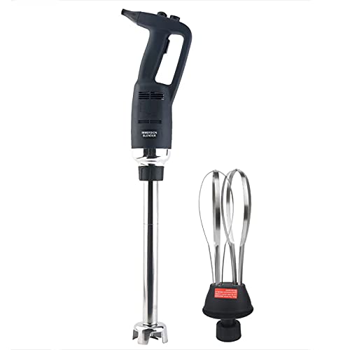 Batidora eléctrica Batidora de inmersión Batidoras de mano comerciales con eje y batidor desmontables de 20 pulgadas, motor de 500 W 2000-16000 RPM, para mezclar en la cocina, el hogar y el restauran