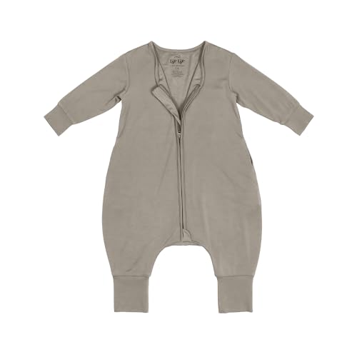 Nyte Nyte Baby- 0.5 TOG Taupe, 18 to 36 Months SnuggleSack Sleep Sack Rumper W Sleeves, Adjustable Feet Cuffs & Anti-Slip Grip