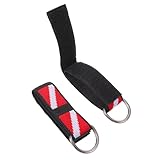 MOBUTOFU Cinturino da Polso per Immersioni Regolabile con Anello in Acciaio Inox 304, Cordino da Polso per Snorkeling e Torcia Subacquea, Set da 2 Pezzi per Accessori Subacquei