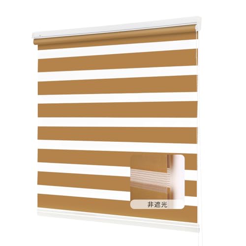 ISSHOGUGU �������[���X�N���[�� ���ς莮 �u���C���h�E�������H 0.1cm�P�ʂ̖����T�C�Y�I�[�_�[ ���[���J�[�e�� �������s�v ���t���ȒP �Ԏd�؂� �ډB�� �Ռ� �f�M �h�� �h���u���E�� H200cmxW90cm