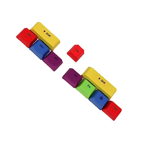 jojofuny Teclas De Juego De 10 Coloridas Decorativas Resistentes Desgaste para Ordenador