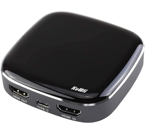 KuWFi Video Game Capture Card Switch 4K 1080P 60FPS HDMI to USB C Capture Card for All HDMI Devices Such as Streaming Work with OBS/Camera/PS4/PC