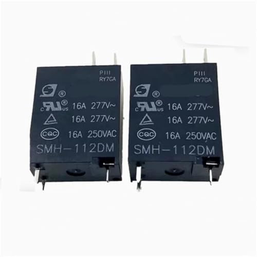 Relais 12 V CC 16A SMH-112DM à 3 broches lot de 5 pièces