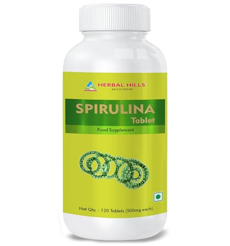 Image of Herbal Hills Spirulina Tablets (120 Count Pack of 1)
