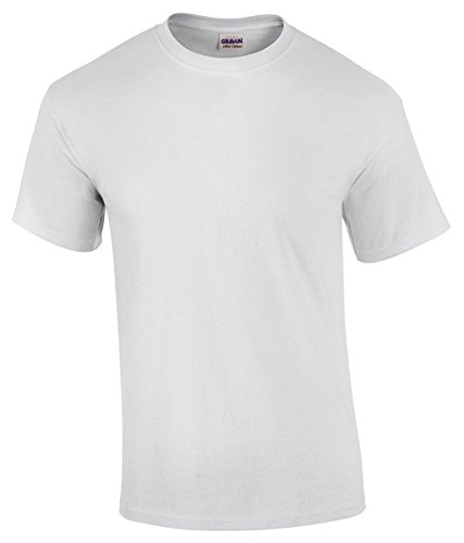 Amazon.com: Gildan 5.3oz Heavy Cotton Short Sleeve T-Shirt - White
