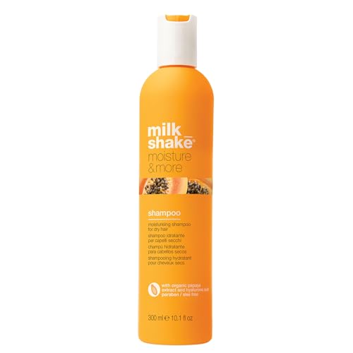 milk_shake | Moisture & More Shampoo 300 ml, Champú hidratante para cabello seco, Made in Italy