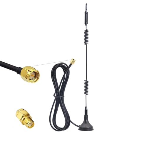 Woostars 9dBi WiFi Antenna Extension Cable with Magnetic Base for IP Wireless Security Camera and CCTV Wireless Camera System