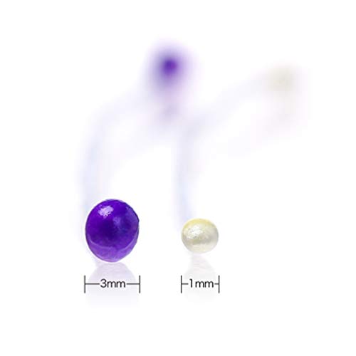 DECORA 16 Colors 1360 Pieces Mixed 3mm Pearl Flower Stamens for Decoration (Classic)