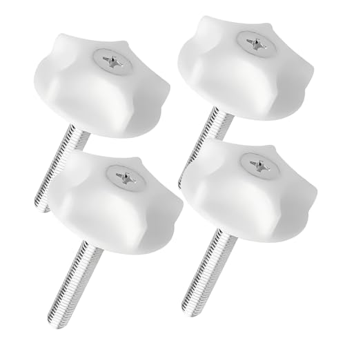 4 Pcs Headboard Fixings Bolts - M8 Heavy Duty Screws and Washers for Divan Bed Fittings Secure Furniture Installation with Ease