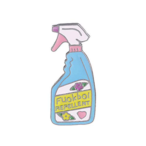 Preisvergleich Produktbild Meigold kreative Brosche Glühbirne Flasche Styling Brosche Unisex Bekleidungszubehörr