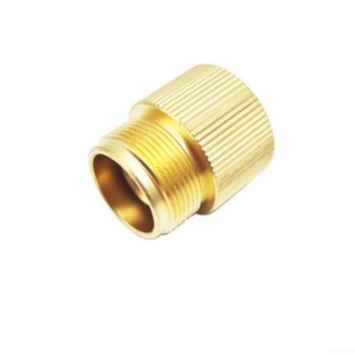 LatoYard Adaptador de estufa de camping CGA600 a válvula de cobre 7/16 para cartucho de gas isobutano, conexión de tornillo para picnics