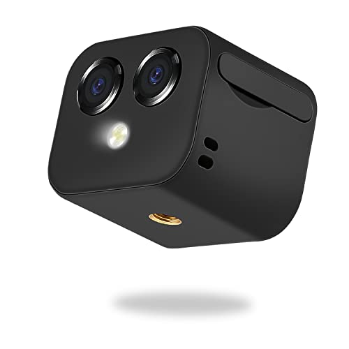 4MP Überwachungskamera mit Zwei Objektiven, drahtlose Überwachungskamera für den Außenbereich, 170°-Betrachtungswinkel, Bewegungsscheinwerfer, Farbe, Nachtsicht, Zwei-Wege-Gespräch Cover