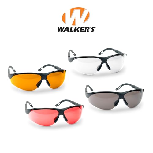 Image of Walker's Elite Sport Shooting Glasses - Impact-Resistant Anti-Fog Non-Slip Adjustable UV Protection Hunting Sports Glasses