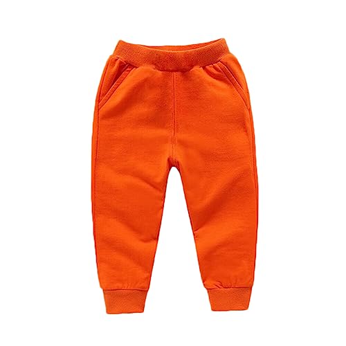 Unisex Baby Boys Sweatpants Toddler Girls Jogger Pants Kids Cotton Elastic Waist Sweatpants Pants