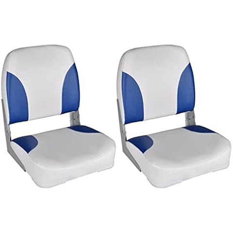 vidaXL 2X Asientos Barco Respaldo Plegable Cojín Piezas Cover