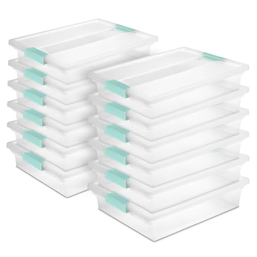 Sterilite 12-Pack Stackable Storage Bins