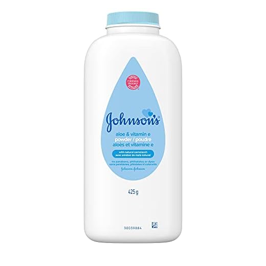 Johnson's Baby Powder, Naturally Derived Cornstarch with Aloe & Vitamin E for Delicate Skin, Hypoallergenic and Free of Parabens, Phthalates, and Dyes for Gentle Baby Skin Care, 15 oz (Pack of 2)