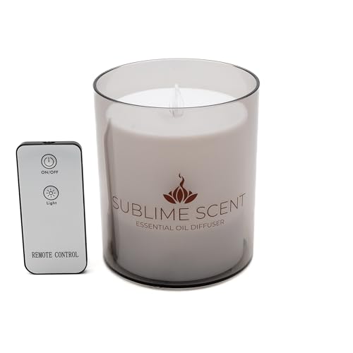 Flameless Essential Oil Diffuser - Corded. It Features...