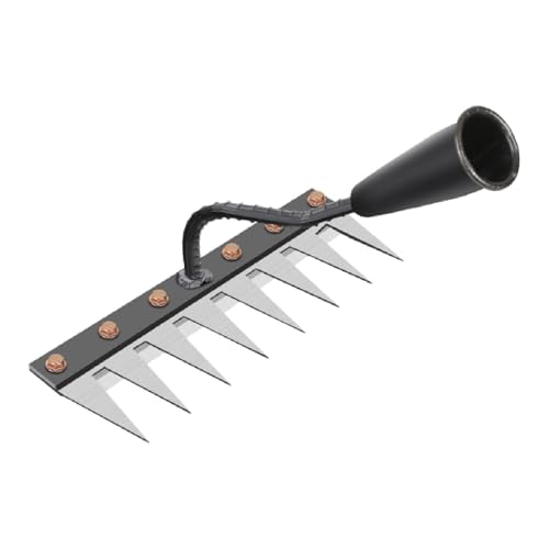 Rastrillo de deshierbe, herramienta resistente para aflojar suelo, plantar y deshierbe, Berthaus para jardinería, 8