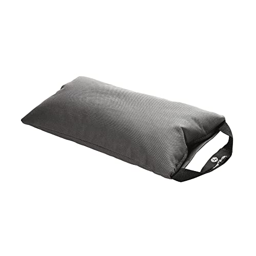Hugger Mugger Unfilled 10lb Yoga Sandbag – Adds Weight to Your Poses, Zipper Cover, Sturdy Handle, Durable Material, Not Filled with Sand