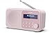 Produktbild SHARP DR-P420 Portables Digitalradio (DAB/DAB+/FM mit RDS, USB, Bluetooth 5.0, 3,5mm Klinke Wecker-Funktionen), Pink