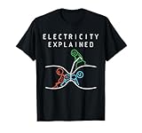 Electrical Diagram Electricity Explained Ohms Watts T-Shirt
