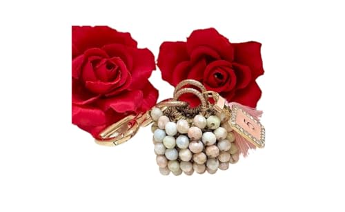 Mini sac crocheté main en fil bronze et cristaux, une pièce unique artisanale