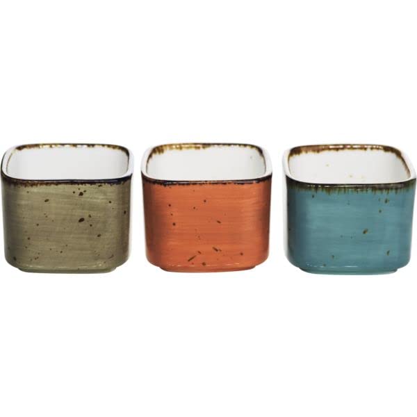 Billiet-Vanlaere N.V. Brisbane 1480306 Bowl Square Height 47 mm Width 58 mm Porcelain Assorted