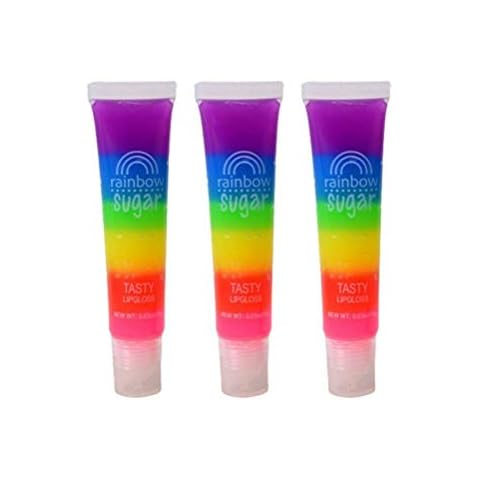 Geschenke für Mädchen - Lipgloss Kinder mit fruchtigem Geschmack Glitzer Lippenstift Kinder Lipgloss 3er Set Cover