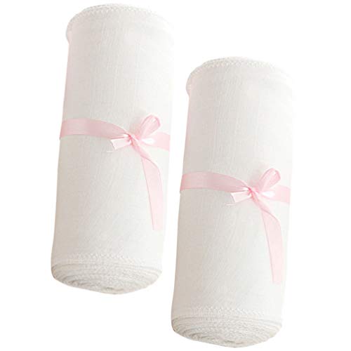 Healifty cinta abdominal de algodón 100% posparto, venda de gasa de doble capa, 2 rollos, soporte para cintura de maternidad para recuperación después del embarazo y compresión abdominal miniatura 1