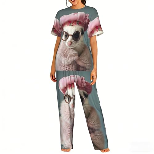 Pyjama furet femme doux pour des nuits confortables et moments de détente à la maison