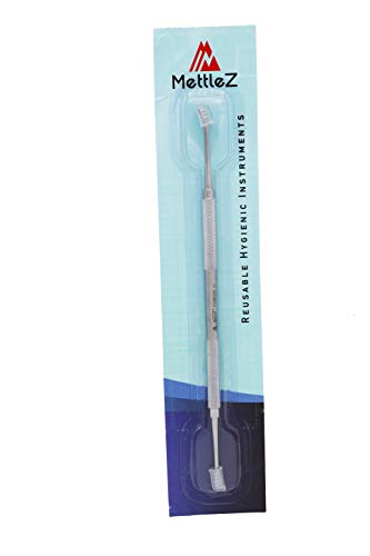 MettleZ Dog Cat Teeth Tartar Round Handle Remover Double End Pet Dental Scaler Scrapers