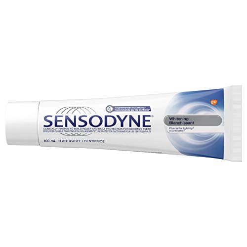 Sensodyne 41754 Sensitivity Toothpaste For Sensitive Teeth, Whitening Plus Tartar Control thumb #2