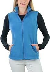 Sleeveless Mock Neck Vest - Steel Blue