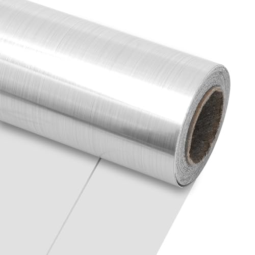 Hojas de Espejo Flexibles Pegatinas de Espejo Autoadhesi Película adhesiva impermeable para renovar neveras puertas de ascensor encimeras de cocina y armarios 40 x 500 cm