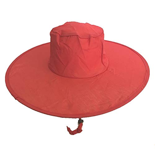 Purple TurtlePackable Red Pop Up Sun Hat
