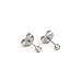 SHORT POST Ear Piercing Earrings Baby Studs Stainless Clear Gem Studex System 75 Hypoallergenic by Studex